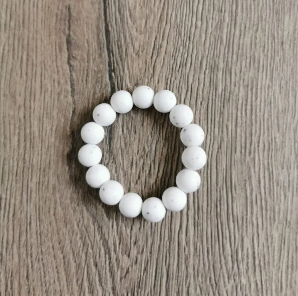 "Whitedots" babyarmbånd